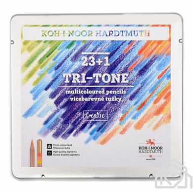 Олівців 23 кольори +1 металевий Trl-tone