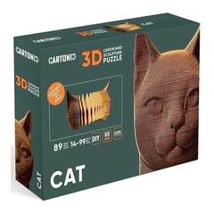 Картонний конструктор 3D Puzzle CAT