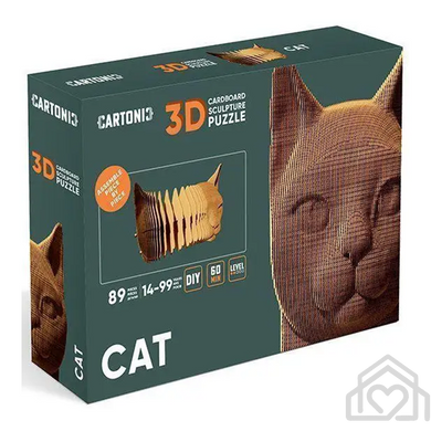 Картонний конструктор 3D Puzzle CAT